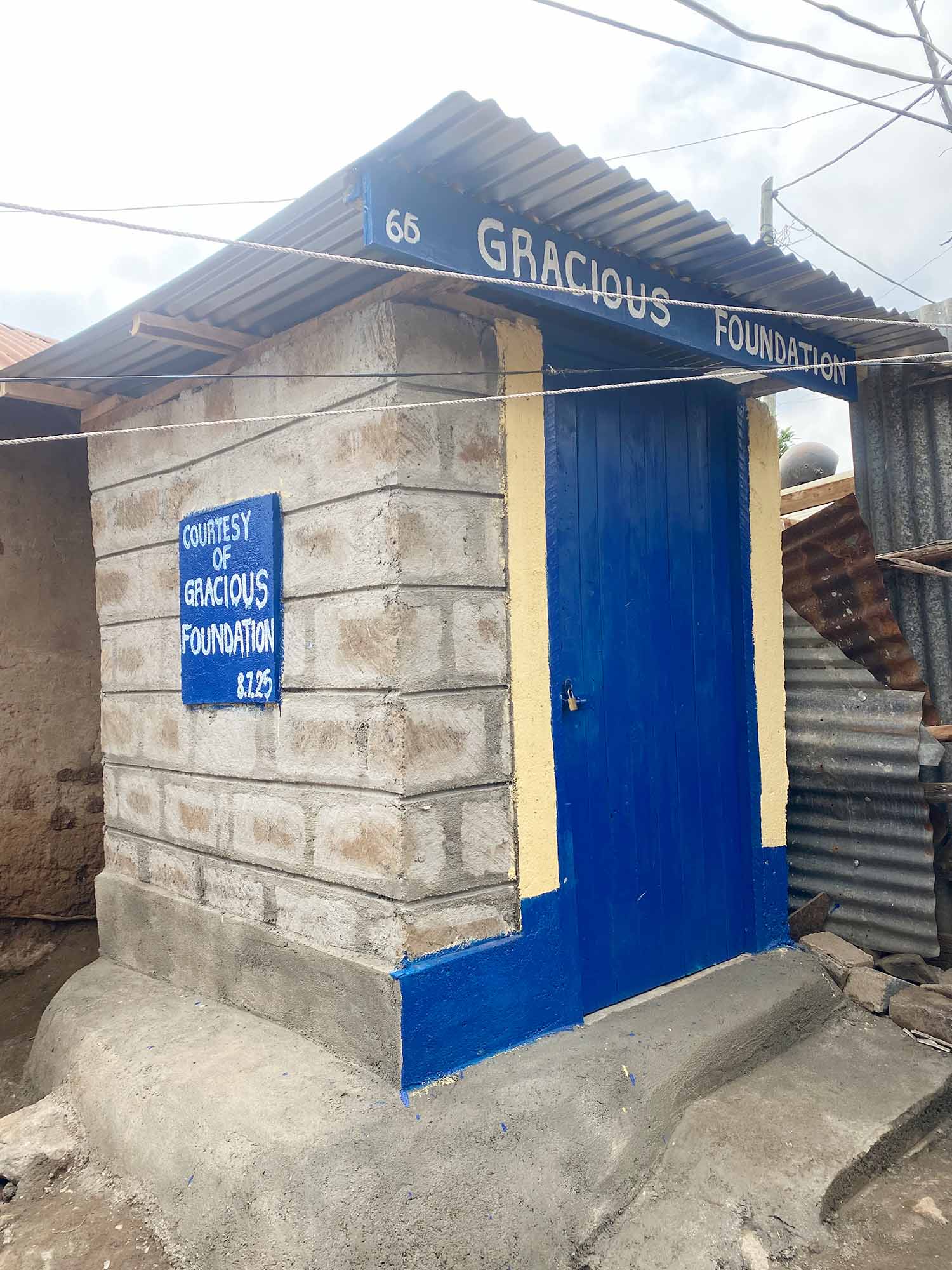 2025 Ende Juli: Toiletteneinheit 66 ist nun fertig